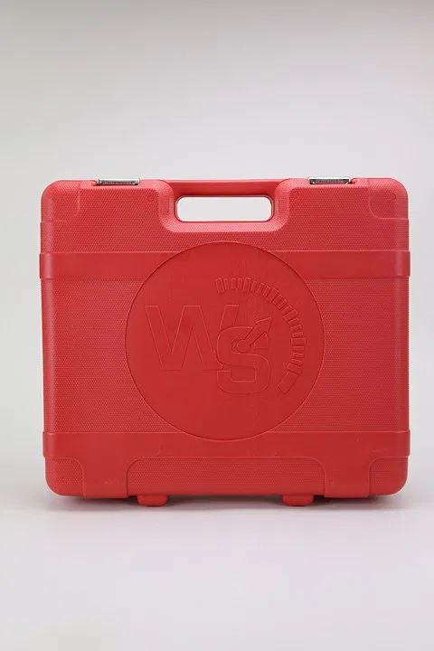 WS23 – WEIGH SAFE Trailer Hitch Ball Mount Storage Box, Use With 180 Turnover and Weigh Safe Ball Mounts Red Plastic